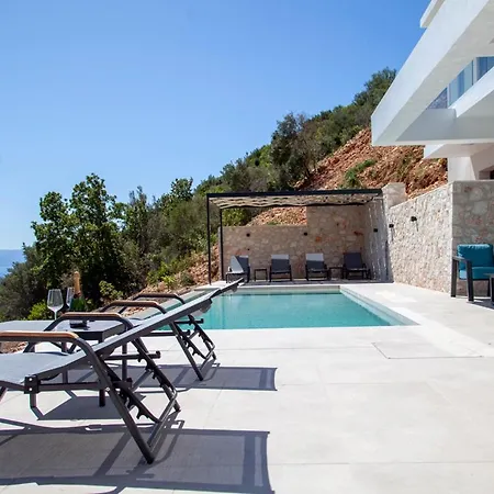 Blauw With Infinity Pool & Sea Views * Vasiliki (Lefkada)